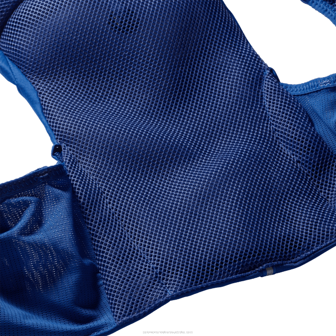 Men\'s Running Vest with flasks included - Adv Skin 5 V42L318 Salomon Nautical Blue/Ebony/White - Salomon Australia