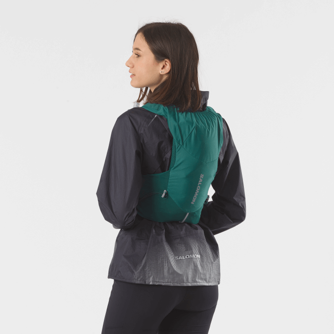 Men\'s Running Vest with flasks included - Adv Skin 5 V42L322 Salomon Pacific - Salomon Australia