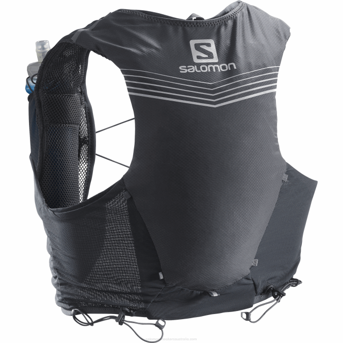 Men\'s Running Vest with flasks included - Adv Skin 5 V42L356 Salomon Ebony - Salomon shoes
