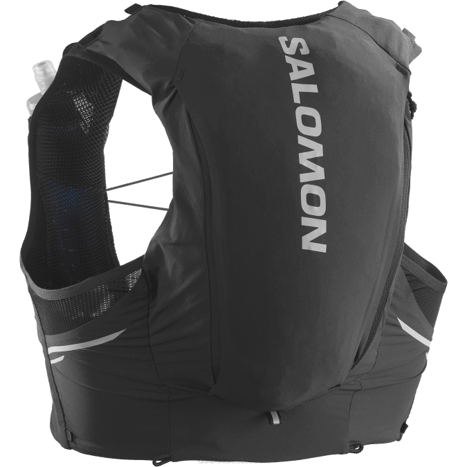 Men\'s Running Vest with flasks included - Sense Pro 10 V42L341 Salomon Black/Ebony - Salomon Australia
