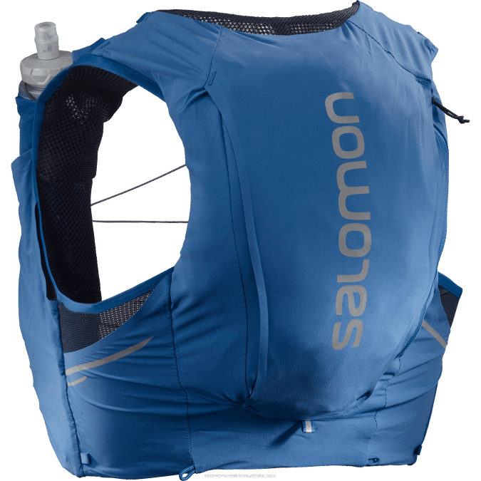 Men\'s Running Vest with flasks included - Sense Pro 10 V42L343 Salomon Nautical Blue/Ebony/Mood Indigo - Salomon sneakers Australia