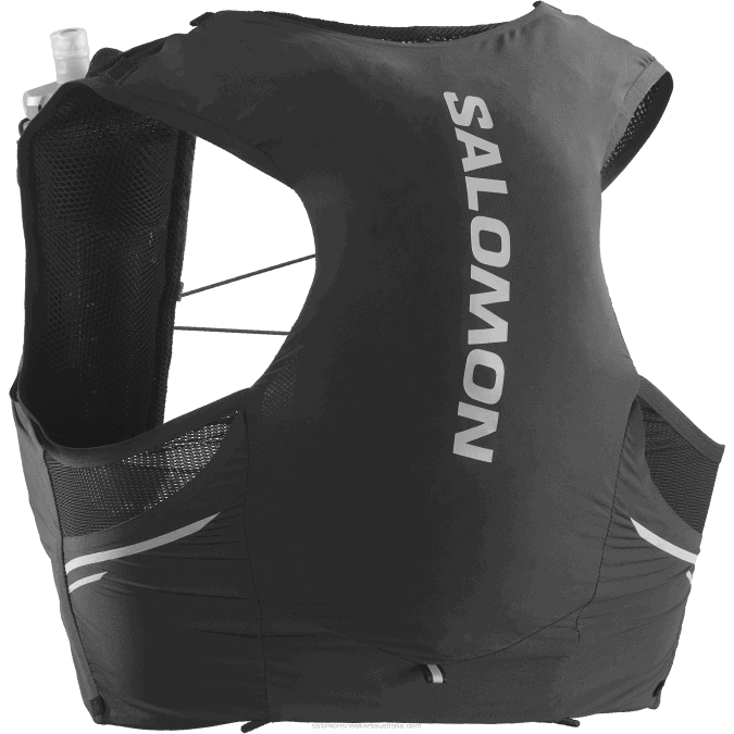 Men\'s Running Vest with flasks included - Sense Pro 5 V42L338 Salomon Black/Ebony - Salomon Australia