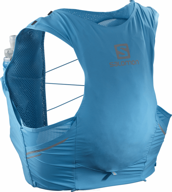 Men\'s Running Vest with flasks included - Sense Pro 5 V42L340 Salomon Hawaiian Ocean/Black - Salomon shoes