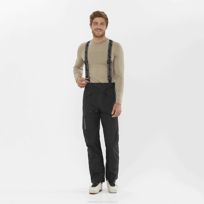 Men's Pants - Mtn Gore-Tex V42L256 Salomon Deep Black - Salomon sneakers Australia