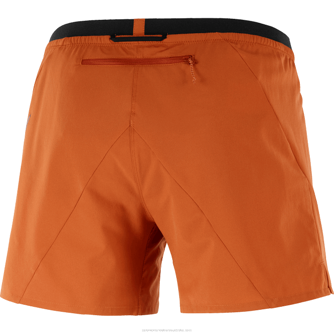 Men\'s Shorts - Cross 5 V42L271 Salomon Burnt Ochre - Salomon Australia