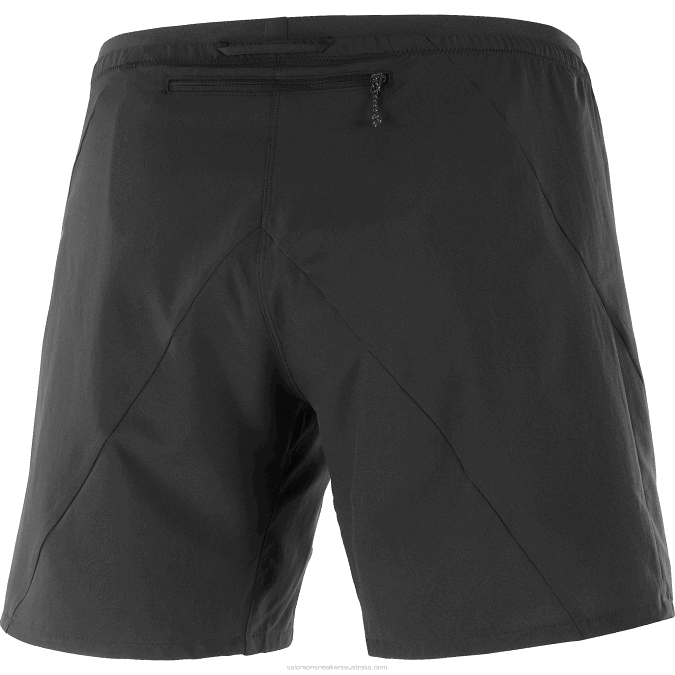 Men\'s Shorts - Cross 7 V42L266 Salomon Deep Black - Salomon sneakers Australia