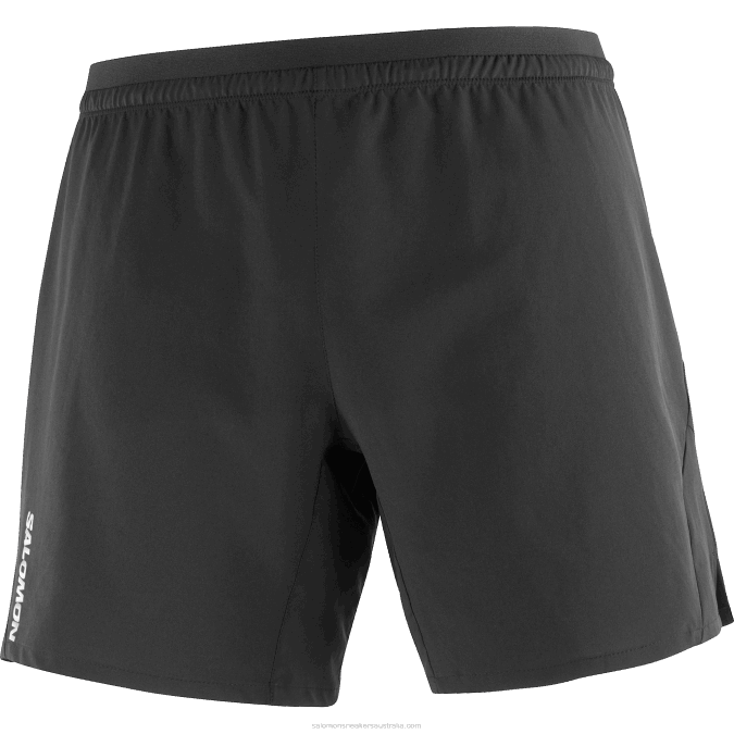 Men\'s Shorts - Cross 7 V42L295 Salomon Deep Black - Salomon Australia