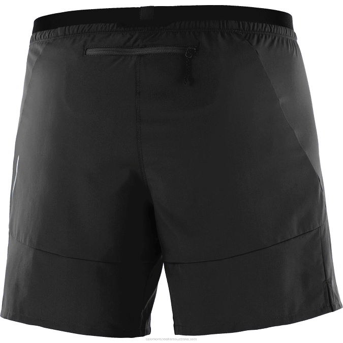 Men\'s Shorts - Cross 7 V42L295 Salomon Deep Black - Salomon Australia