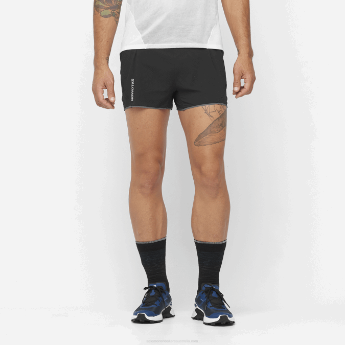 Men's Shorts - Sense Aero 3 V42L288 Salomon Deep Black - Salomon shoes