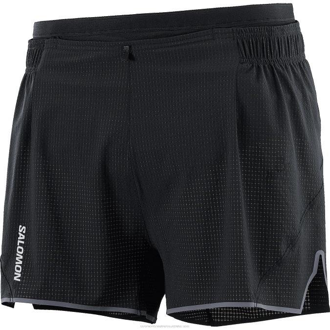Men\'s Shorts - Sense Aero 3 V42L288 Salomon Deep Black - Salomon shoes