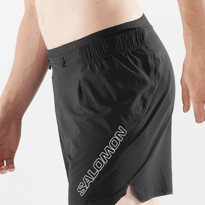 Men\'s Shorts - Sense Aero 5 V42L289 Salomon Deep Black - Salomon Australia