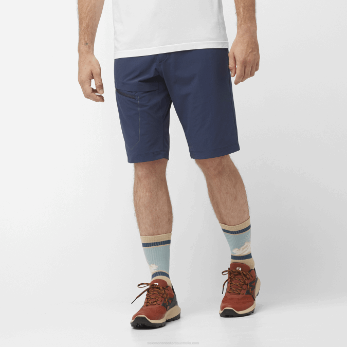 Men's Shorts - Wayfarer V42L297 Salomon Navy Iris - Salomon shoes