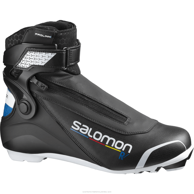 Men's Skating Classic Nordic Boots - R/ V42L704 Salomon Black/Process Blue - Salomon shoes