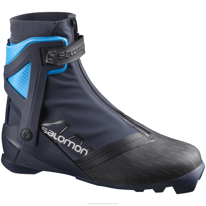 Men's Skating Nordic Boots - Rs10 V42L691 Salomon Dark Navy/Black/Process Blue - Salomon shoes