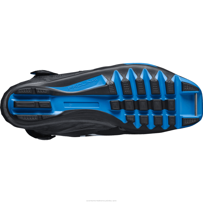 Men\'s Skating Nordic Boots - S/Race Carbon Skate El V42L702 Salomon Black/Process Blue - Salomon Australia