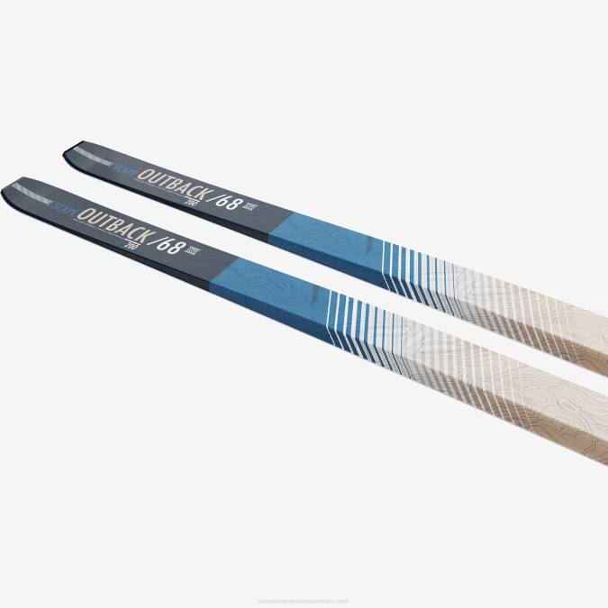Men\'s Classic Nordic Skis - Escape 68 Outback Flat V42L677 Salomon L41254000+ - Salomon Australia