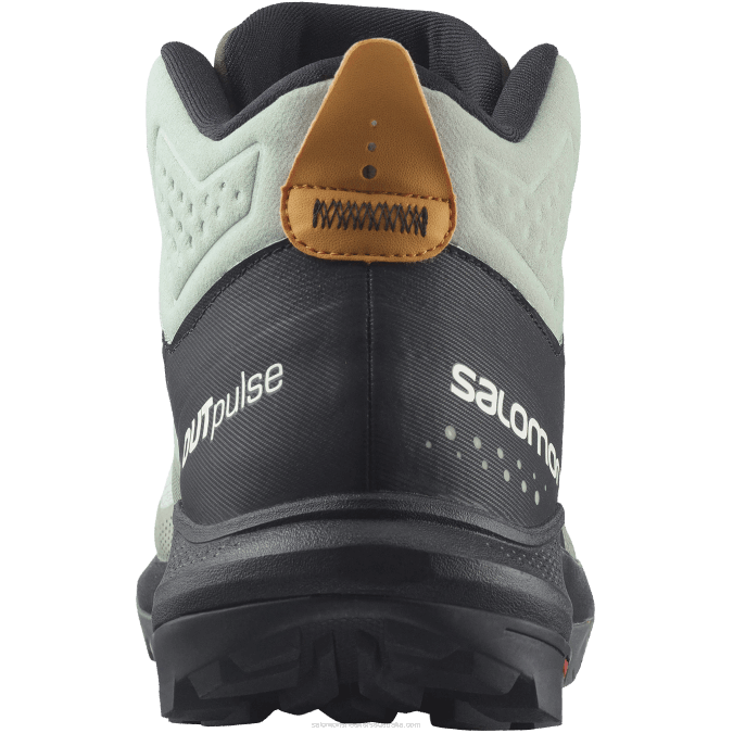 Men\'s Hiking Boots - Outpulse Mid Gore-Tex V42L31 Salomon Wrought Iron/Black/Vibrant Orange - Salomon sneakers Australia