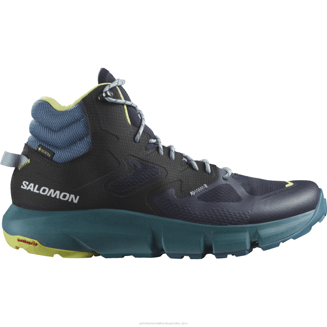 Men's Hiking Boots - Predict Hike Mid Gore-Tex V42L56 Salomon Dark Sapphire/Blue Ashes/Sunny Lime - Salomon sneakers Australia