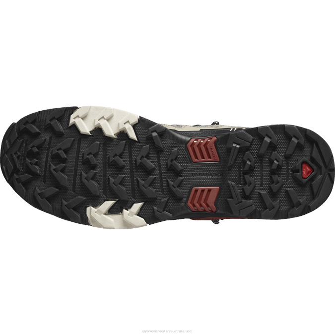 Men\'s Hiking Boots - X Ultra 4 Mid Gore-Tex V42L11 Salomon Vintage Khaki/Black/Burnt Henna - Salomon Australia