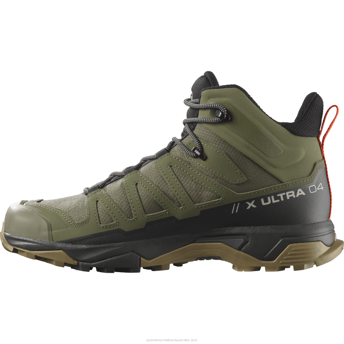 Men\'s Hiking Boots - X Ultra 4 Mid Gore-Tex V42L9 Salomon Deep Lichen Green/Peat/Kelp - Salomon sneakers Australia