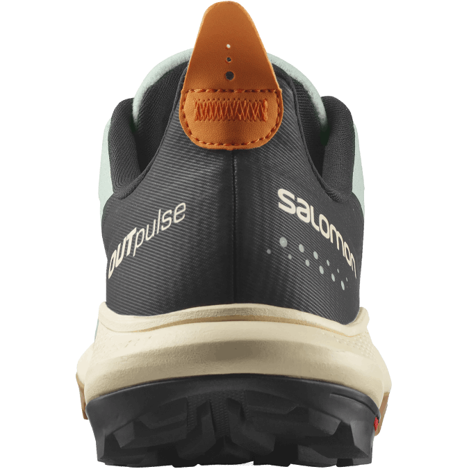 Men\'s Hiking Shoes - Outpulse V42L29 Salomon Wrought Iron/Bleached Sand/Vibrant Orange - Salomon shoes