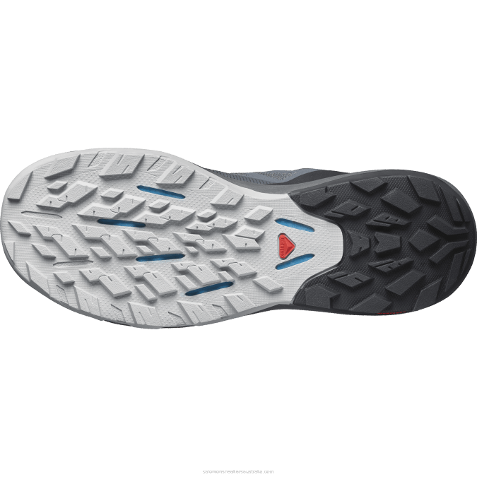 Men\'s Hiking Shoes - Outpulse V42L30 Salomon Ebony/Black/Algiers Blue - Salomon Australia