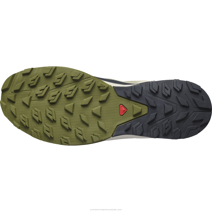 Men\'s Hiking Shoes - Outrise Clima Waterproof V42L54 Salomon Moss Gray/Olive Night/Sugar Almond - Salomon shoes