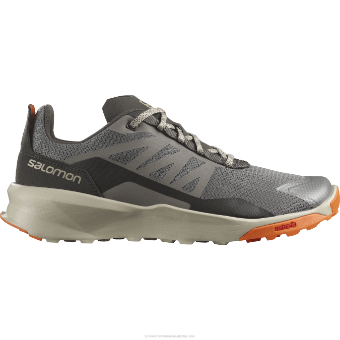 Men's Hiking Shoes - Patrol V42L48 Salomon Pewter/Feather Gray/Scarlet Ibis - Salomon Australia