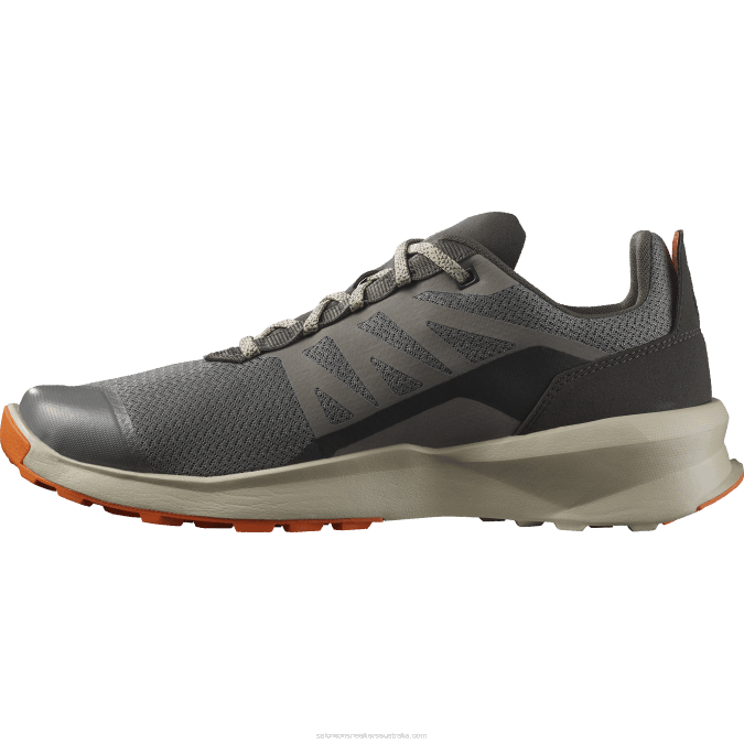 Men\'s Hiking Shoes - Patrol V42L48 Salomon Pewter/Feather Gray/Scarlet Ibis - Salomon Australia