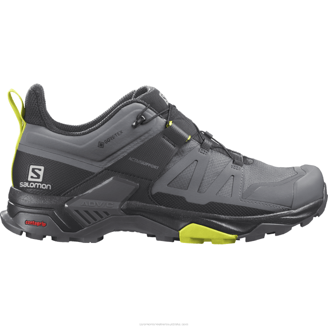 Men's Hiking Shoes - X Ultra 4 Gore-Tex V42L14 Salomon Quiet Shade/Black/Evening Primrose - Salomon Australia