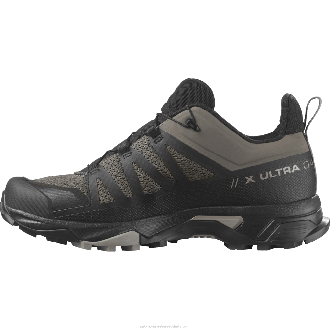 Men\'s Hiking Shoes - X Ultra 4 V42L27 Salomon Bungee Cord/Black/Vintage Khaki - Salomon Australia