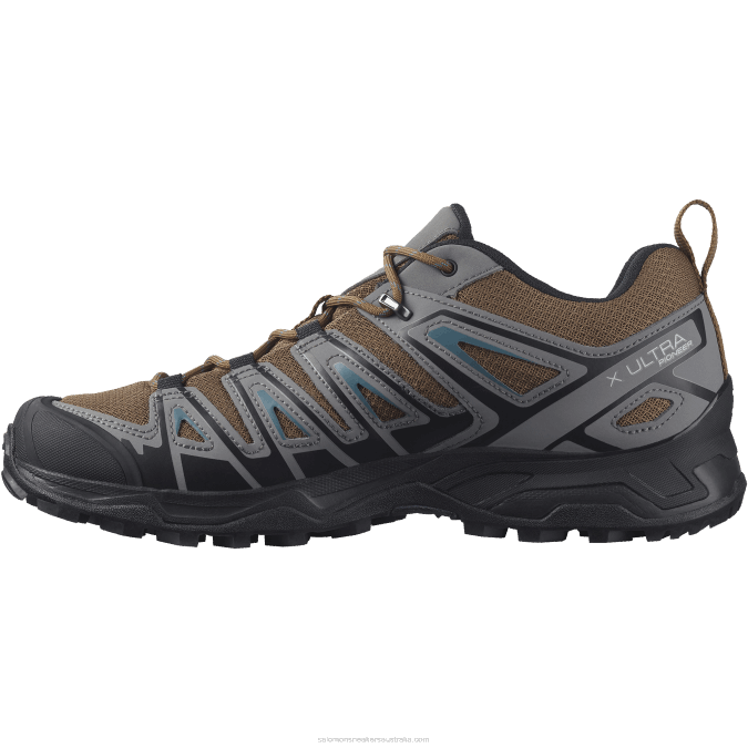 Men\'s Hiking Shoes - X Ultra Pioneer Aero V42L20 Salomon Toffee/Quiet Shade/Mallard Blue - Salomon Australia