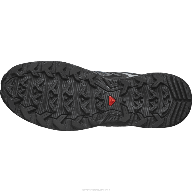 Men\'s Hiking Shoes - X Ultra Pioneer Aero V42L21 Salomon Black/Ebony/Blue Ashes - Salomon sneakers Australia