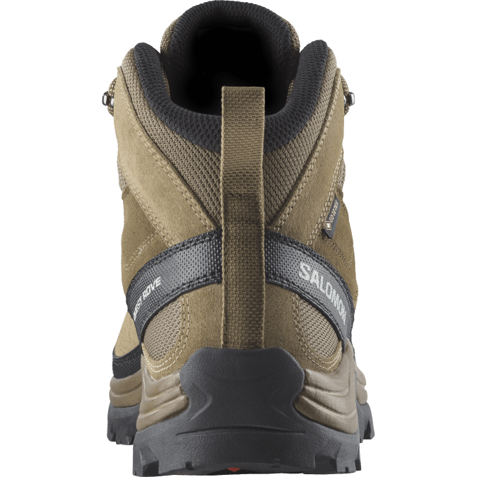 Men\'s Leather Hiking Boots - Quest Rove Gore-Tex V42L52 Salomon Kangaroo/Kelp/Black - Salomon Australia