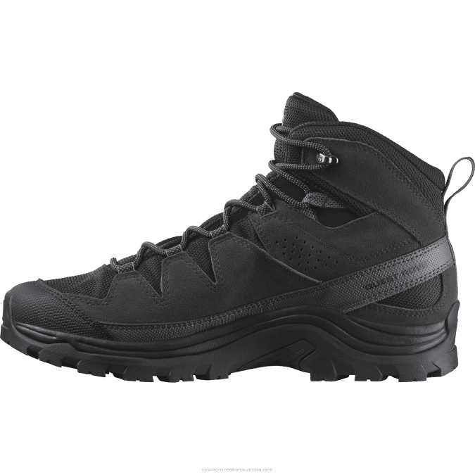 Men\'s Leather Hiking Boots - Quest Rove Gore-Tex V42L53 Salomon Black/Phantom/Magnet - Salomon sneakers Australia