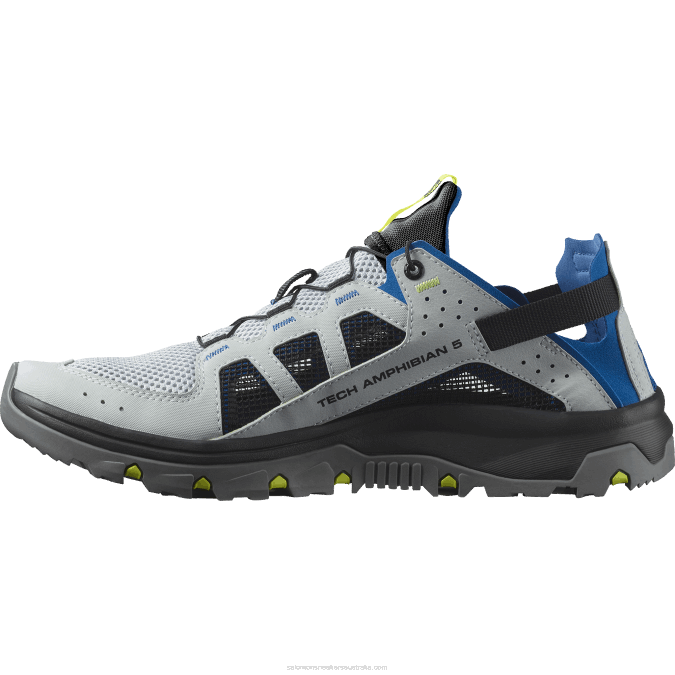 Men\'s Water Shoes - Techamphibian 5 V42L1 Salomon Pearl Blue/Lapis Blue/Safety Yellow - Salomon shoes