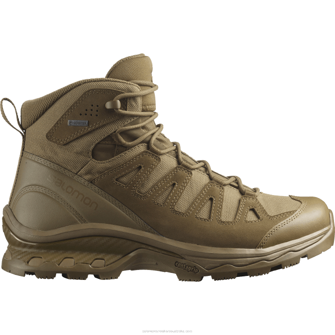 Men's Forces Shoes - Quest Prime Forces Gore-Tex V42L1084 Salomon Coyote Brown - Salomon sneakers Australia