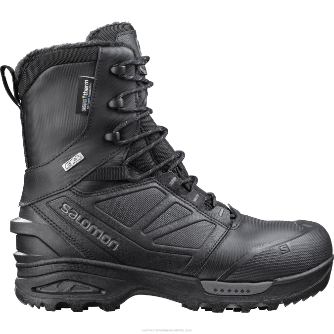 Men's Forces Shoes - Toundra Forces Clima Waterproof V42L1085 Salomon Black/Wolf - Salomon shoes