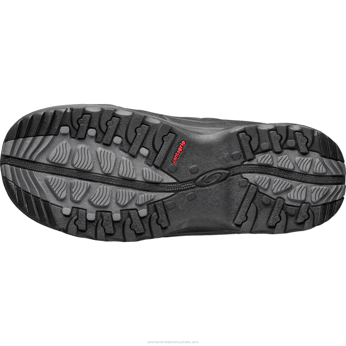 Men\'s Forces Shoes - Toundra Forces Clima Waterproof V42L1085 Salomon Black/Wolf - Salomon shoes