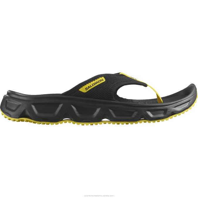 Men's Recovery Shoes - Reelax Break 6.0 V42L1487 Salomon Black/Buttercup - Salomon Australia