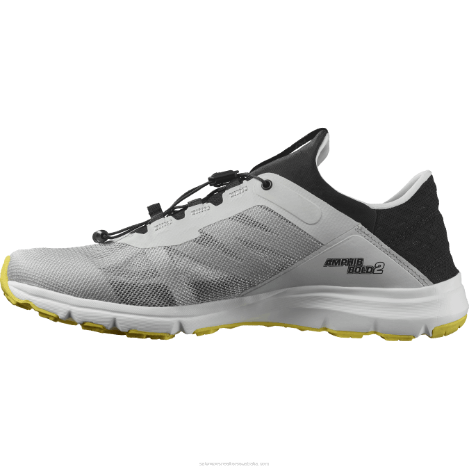 Men\'s Sandals - Amphib Bold 2 V42L1081 Salomon Lunar Rock/Black/Buttercup - Salomon sneakers Australia