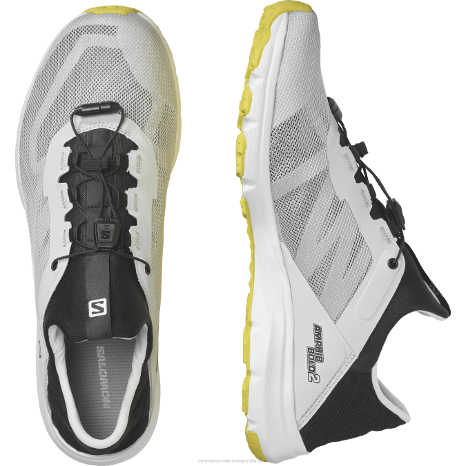 Men\'s Sandals - Amphib Bold 2 V42L1081 Salomon Lunar Rock/Black/Buttercup - Salomon sneakers Australia