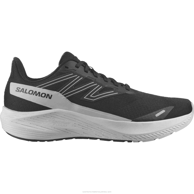 Men's Running Shoes - Aero Blaze V42L1067 Salomon Black/White/Lunar Rock - Salomon shoes
