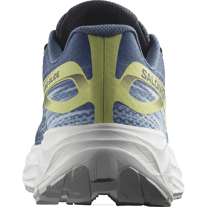 Men\'s Running Shoes - Aero Glide V42L1063 Salomon Blue Ashes/Dark Sapphire/Sunny Lime - Salomon Australia