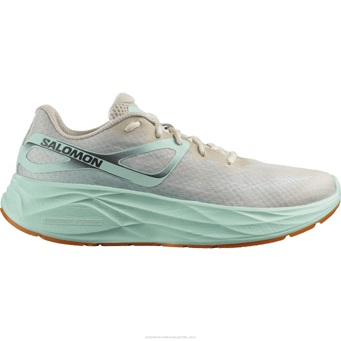 Men's Running Shoes - Aero Glide V42L1066 Salomon Bleached Sand/Yucca/Orange Pepper - Salomon sneakers Australia