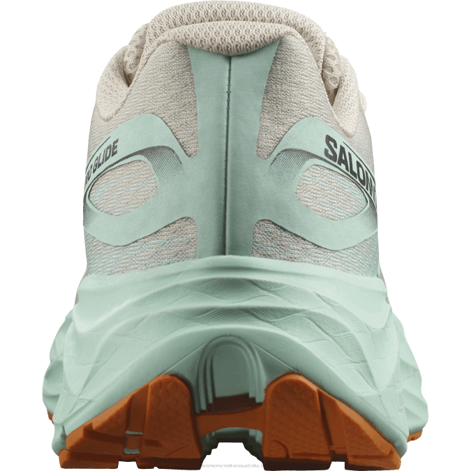 Men\'s Running Shoes - Aero Glide V42L1066 Salomon Bleached Sand/Yucca/Orange Pepper - Salomon sneakers Australia