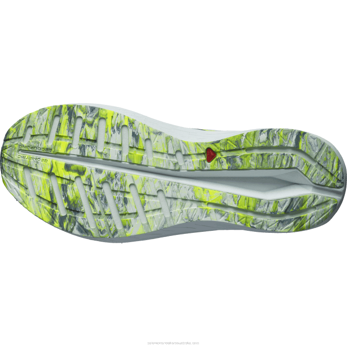 Men\'s Running Shoes - Aero Volt V42L59 Salomon White/China Blue/Safety Yellow - Salomon Australia