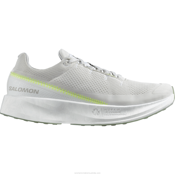 Men's Running Shoes - Index 02 V42L1069 Salomon White/Lunar Rock/Safety Yellow - Salomon sneakers Australia