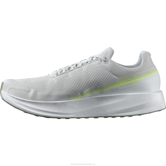 Men\'s Running Shoes - Index 02 V42L1069 Salomon White/Lunar Rock/Safety Yellow - Salomon sneakers Australia