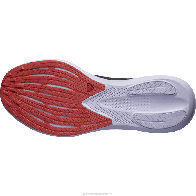 Men\'s Running Shoes - Phantasm V42L1072 Salomon Biking Red/Purple Heather/Vibrant Orange - Salomon sneakers Australia